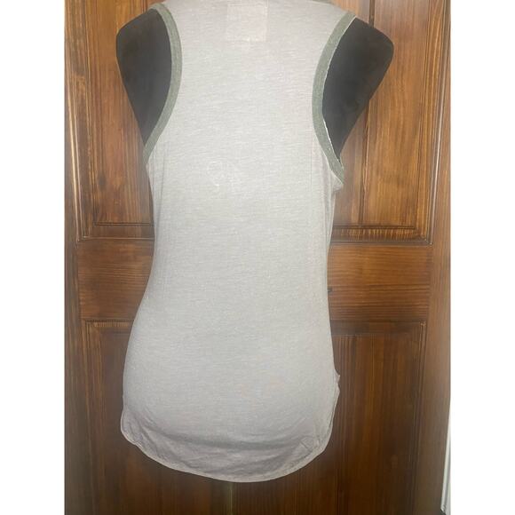 NWT Chaser, Vintage Style Women Tank Top V-Neck Button, Size M - Picture 2 of 5